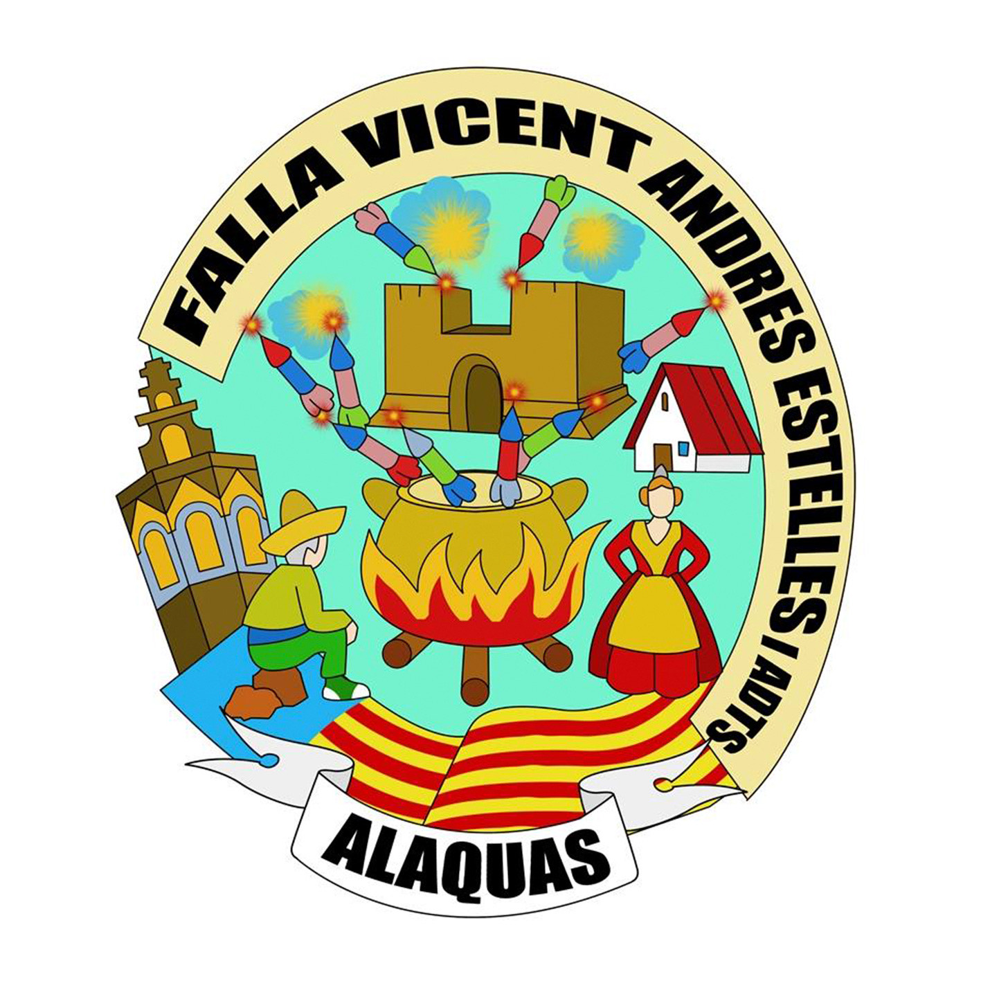 Comisión fallera Av Vicent Andrés Estellés - Alaquàs, Valencia