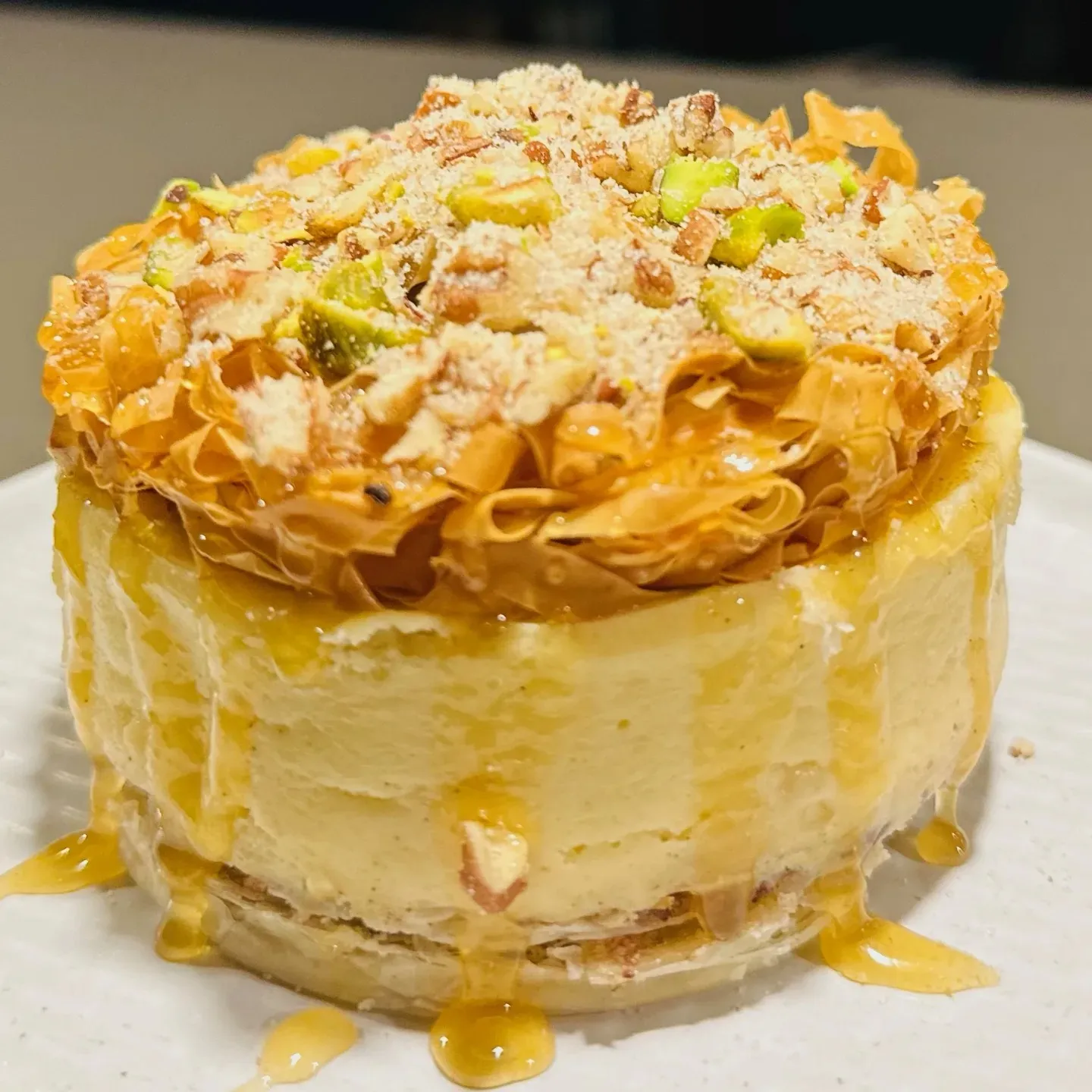 Baklava Cheesecake photo from Play Dough Bakery