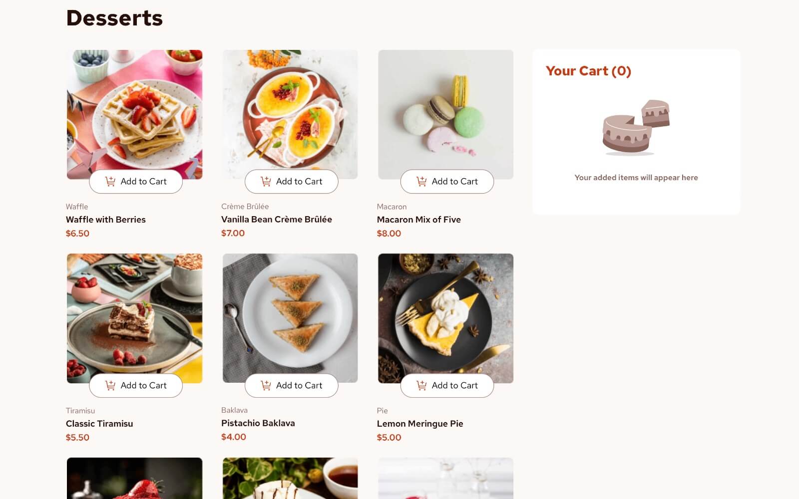 Product List with Card Photo