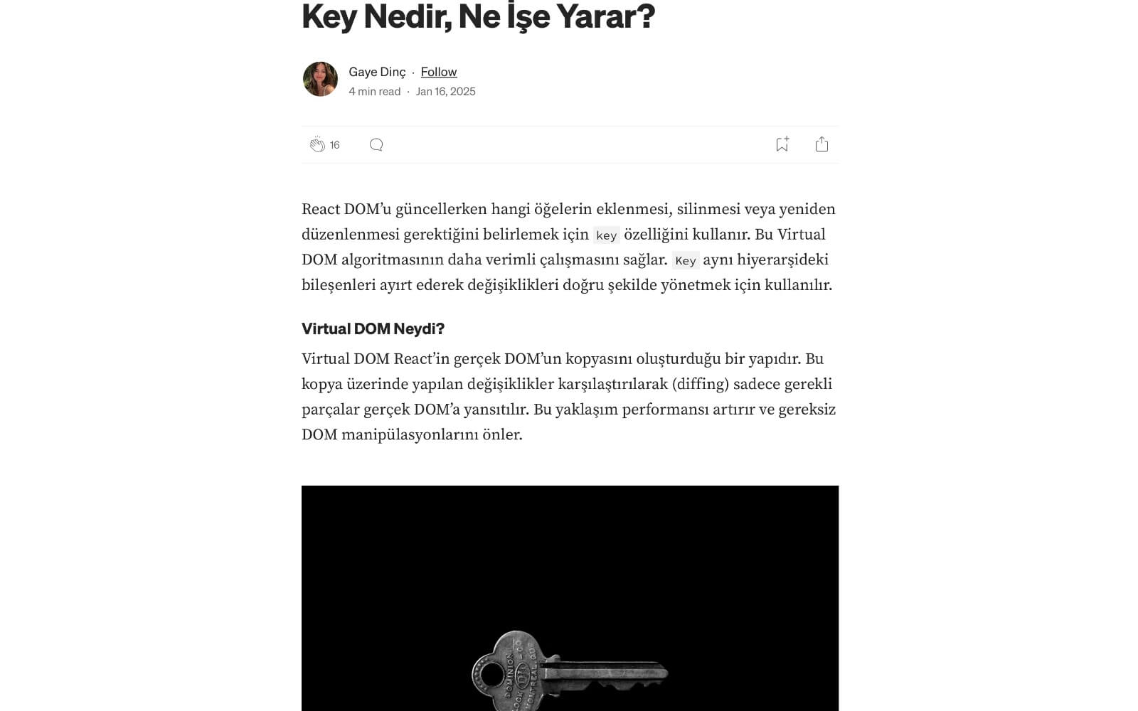 Key Nedir, Ne İşe Yarar? Photo