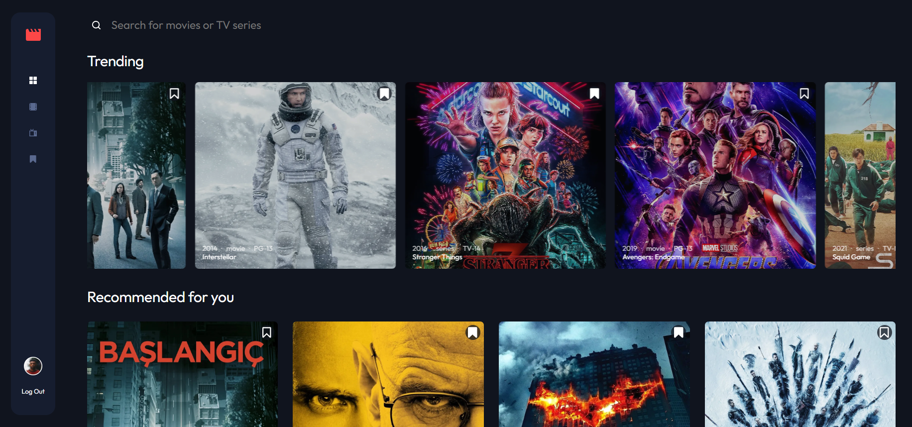 Entertainment Web App Next Photo