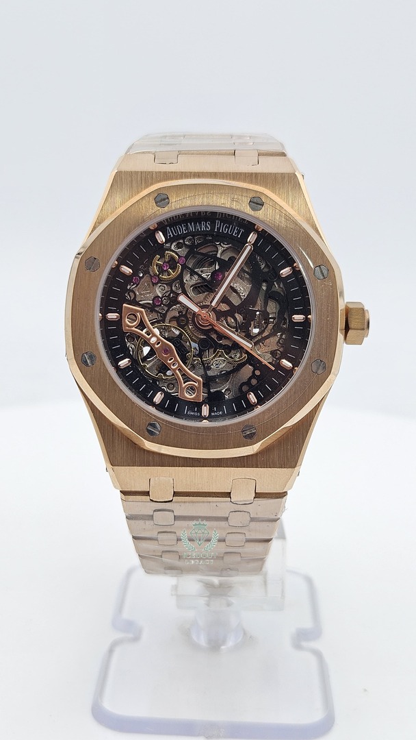 Audemars Piguet Royal Oak Rose Gold Skeletonized Dial Automatic