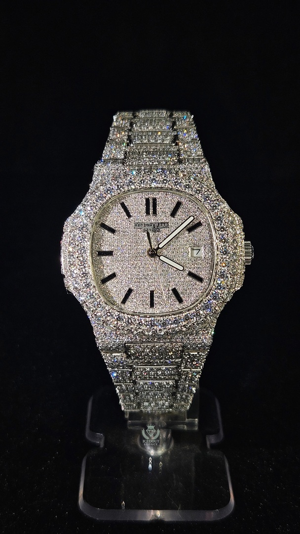 Patek Philippe Full Iced Out Full White Automatic
