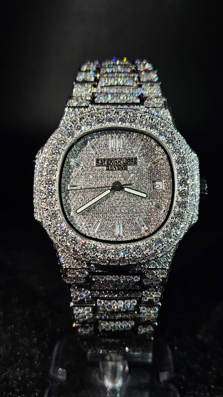 Patek Philippe Full Iced Out Full White Automatic