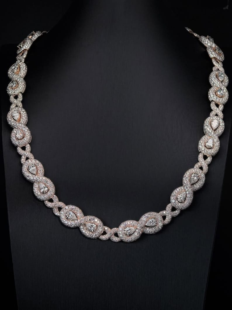 16mm Prong Cuban Link Infinity Chain - Customizable bail - Men/women Chain - Cuban Necklace