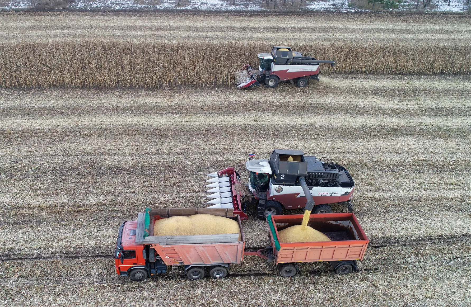 Продажи сельхозтехники упали на 42% в январе