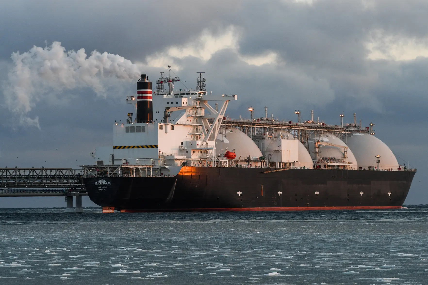 Россия увеличила продажи СПГ в Китай