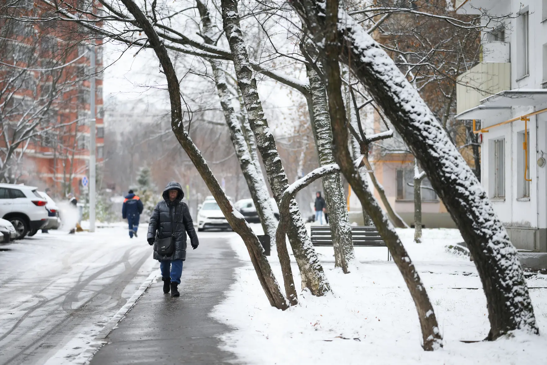 Снег в Москве не продержится долго