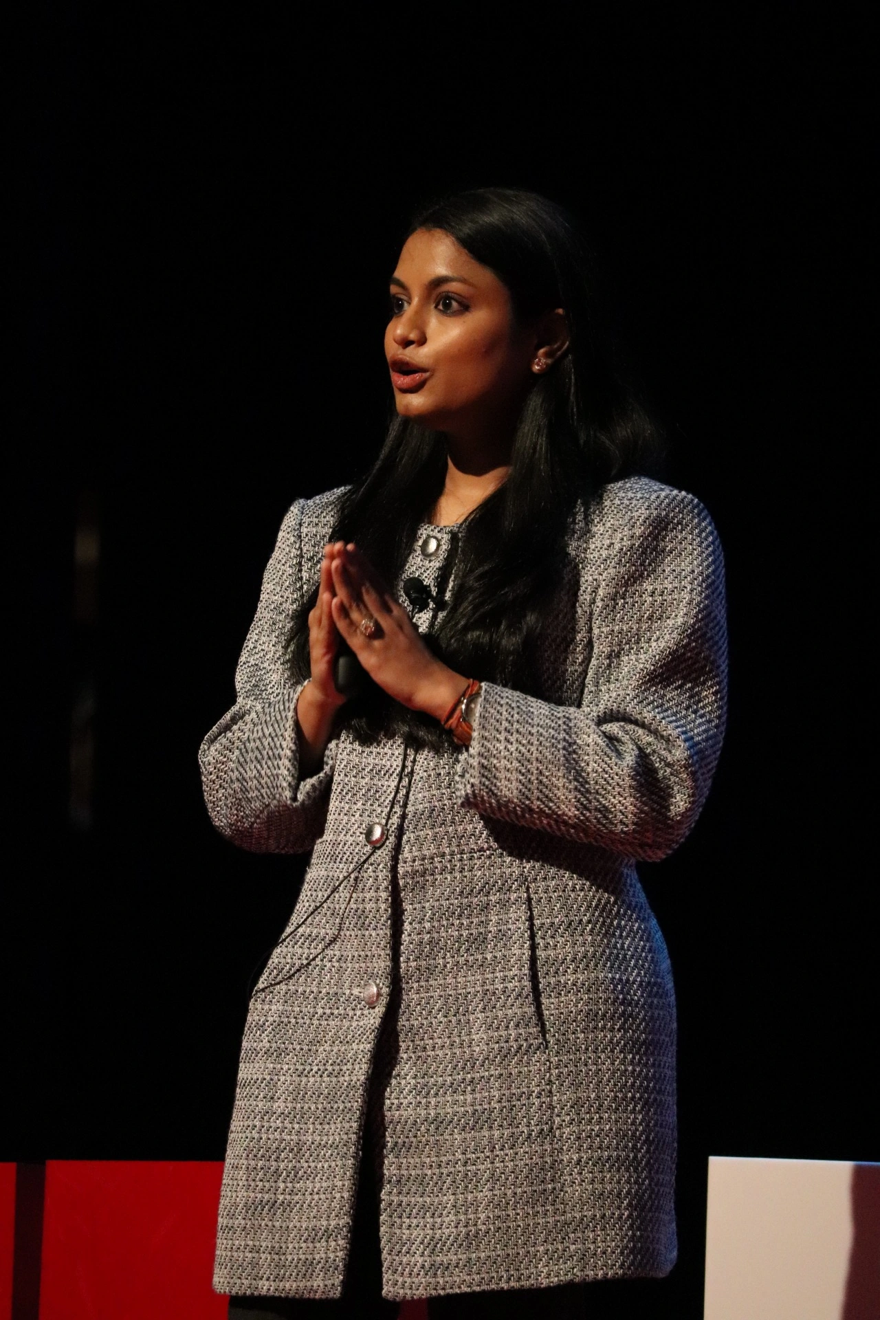 Young speakers sharing ideas
