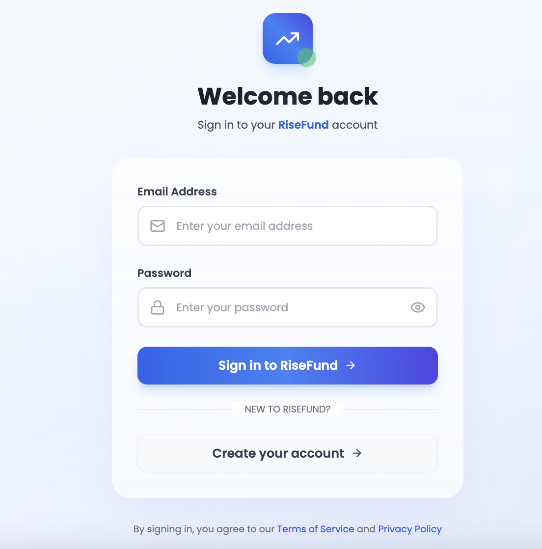 RiseFund Dashboard - Finance