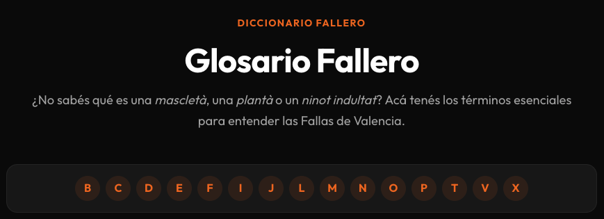 Glosario fallero ¿Mascletà? ¿Plantà? ¿Cremà?