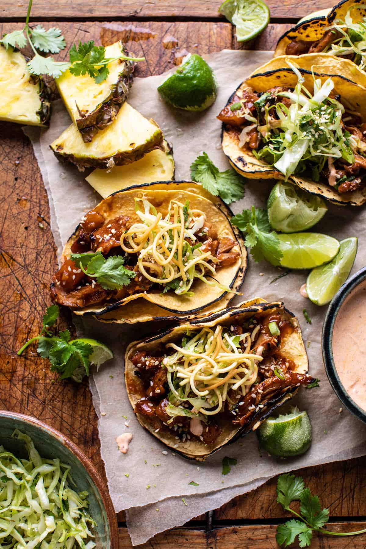 Hawaiian Pineapple Chicken Tacos - Recept med ingredienser och tillagningsinstruktioner