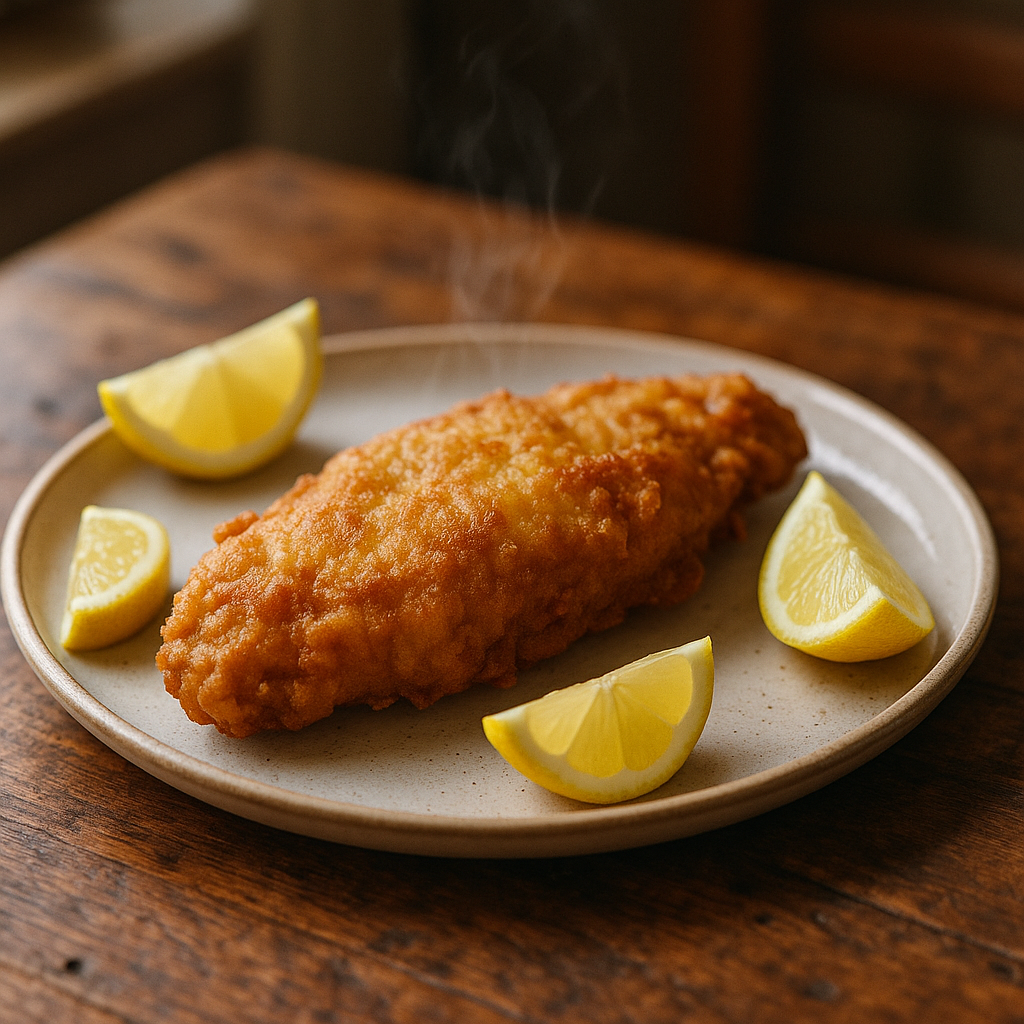 Friterad Citronfisk - Recept med ingredienser och tillagningsinstruktioner