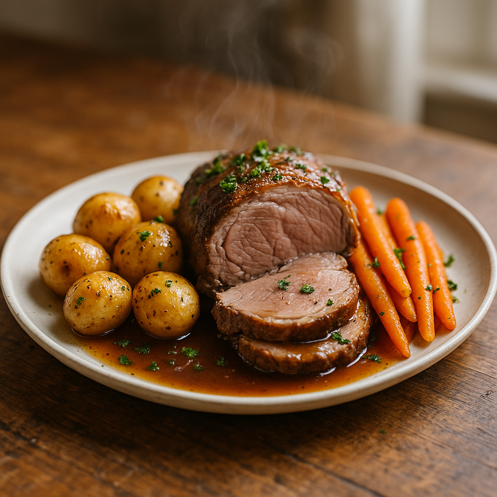 Enkel Lammrostmiddag - Recept med ingredienser och tillagningsinstruktioner