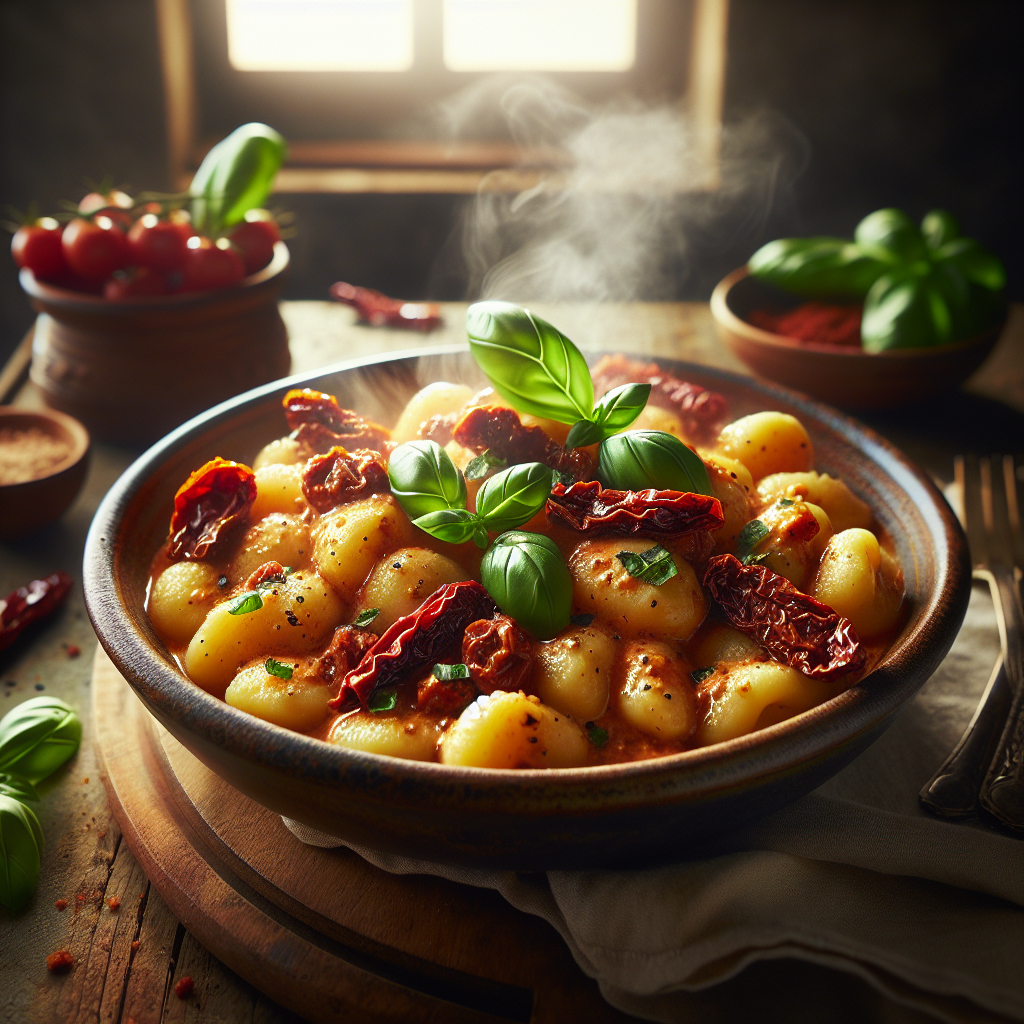 Krämig gnocchi med salsiccia - Recept med ingredienser och tillagningsinstruktioner