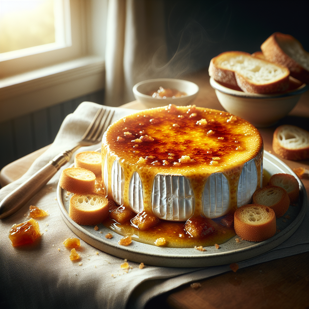 Camembert crème brûlée - Recept med ingredienser och tillagningsinstruktioner
