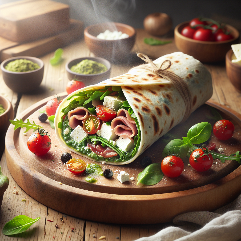 Kesowrap - Recept med ingredienser och tillagningsinstruktioner