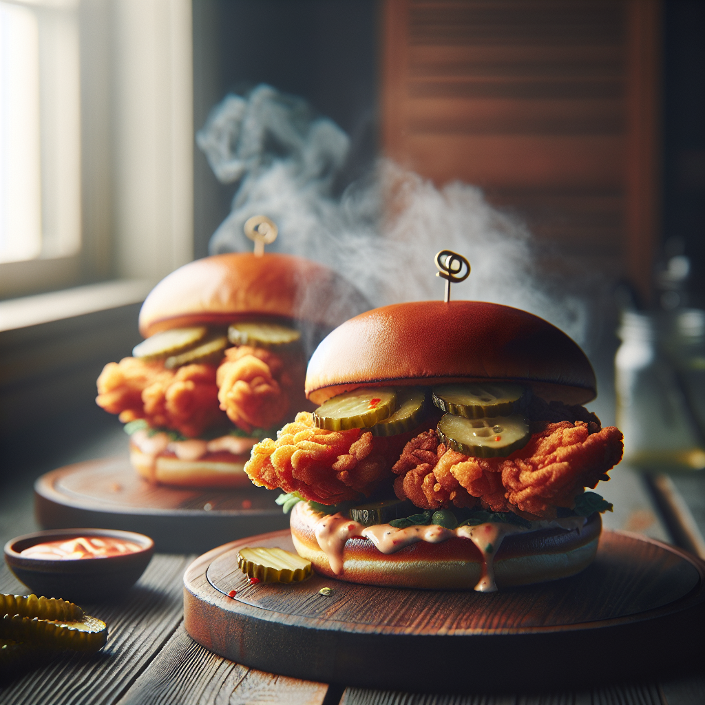 Krispiga Kycklingsmörgåsar