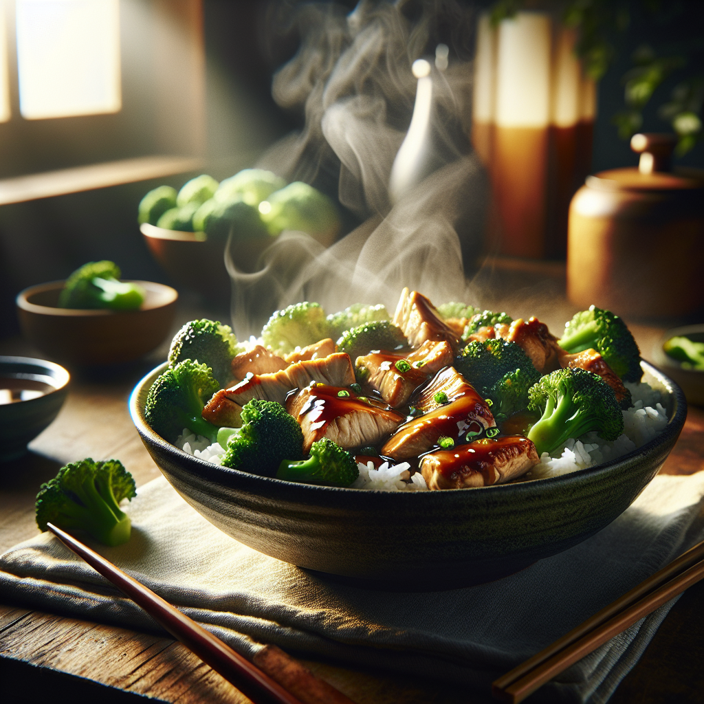 Kyckling och Broccoli Teriyaki