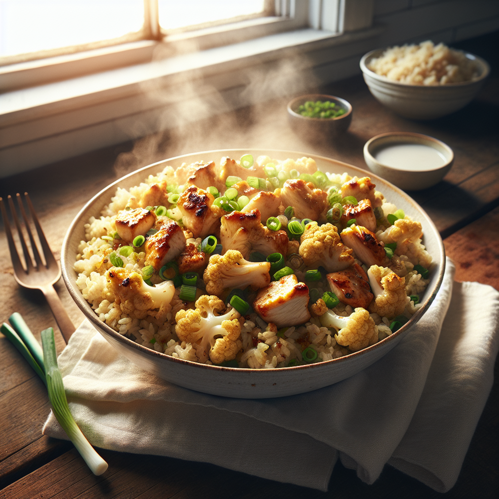 Blomkålsris med Kyckling