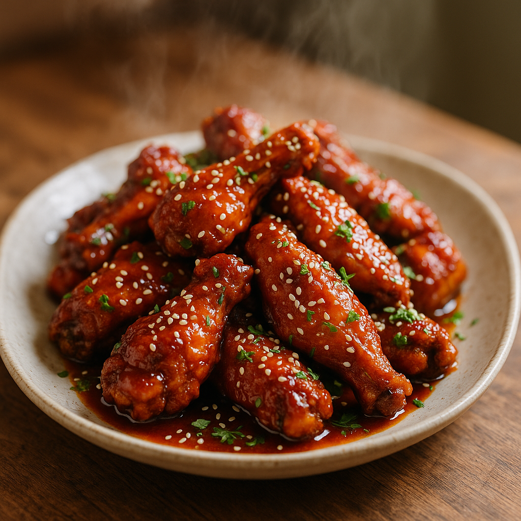 Klibbiga Gochujang Kycklingvingar