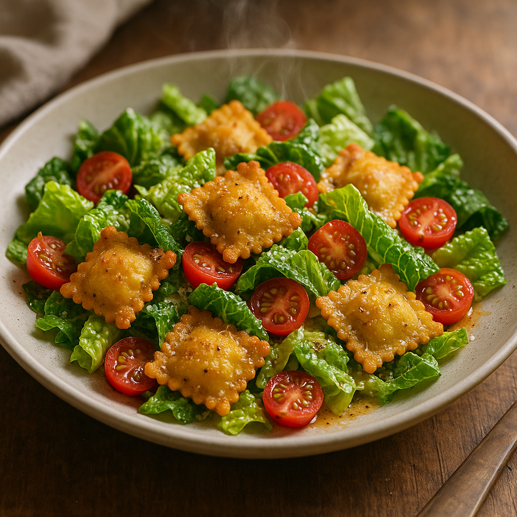 Krispig pastasallad med god dressing - Recept med ingredienser och tillagningsinstruktioner