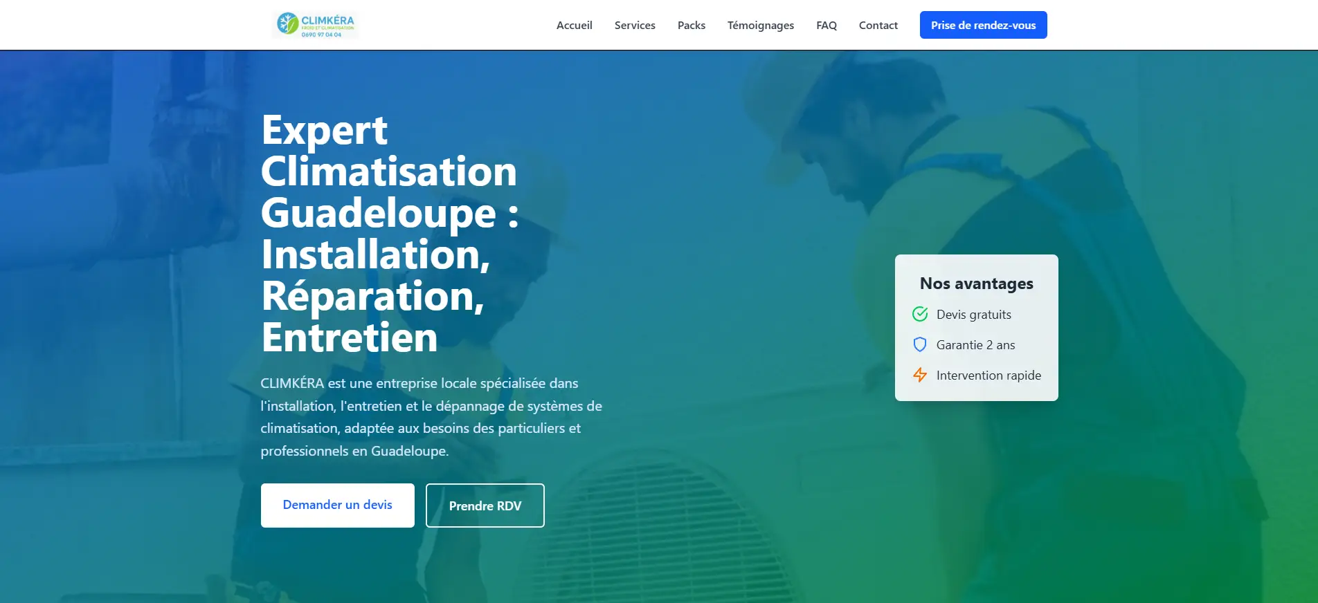 site vitrine professionnel prix