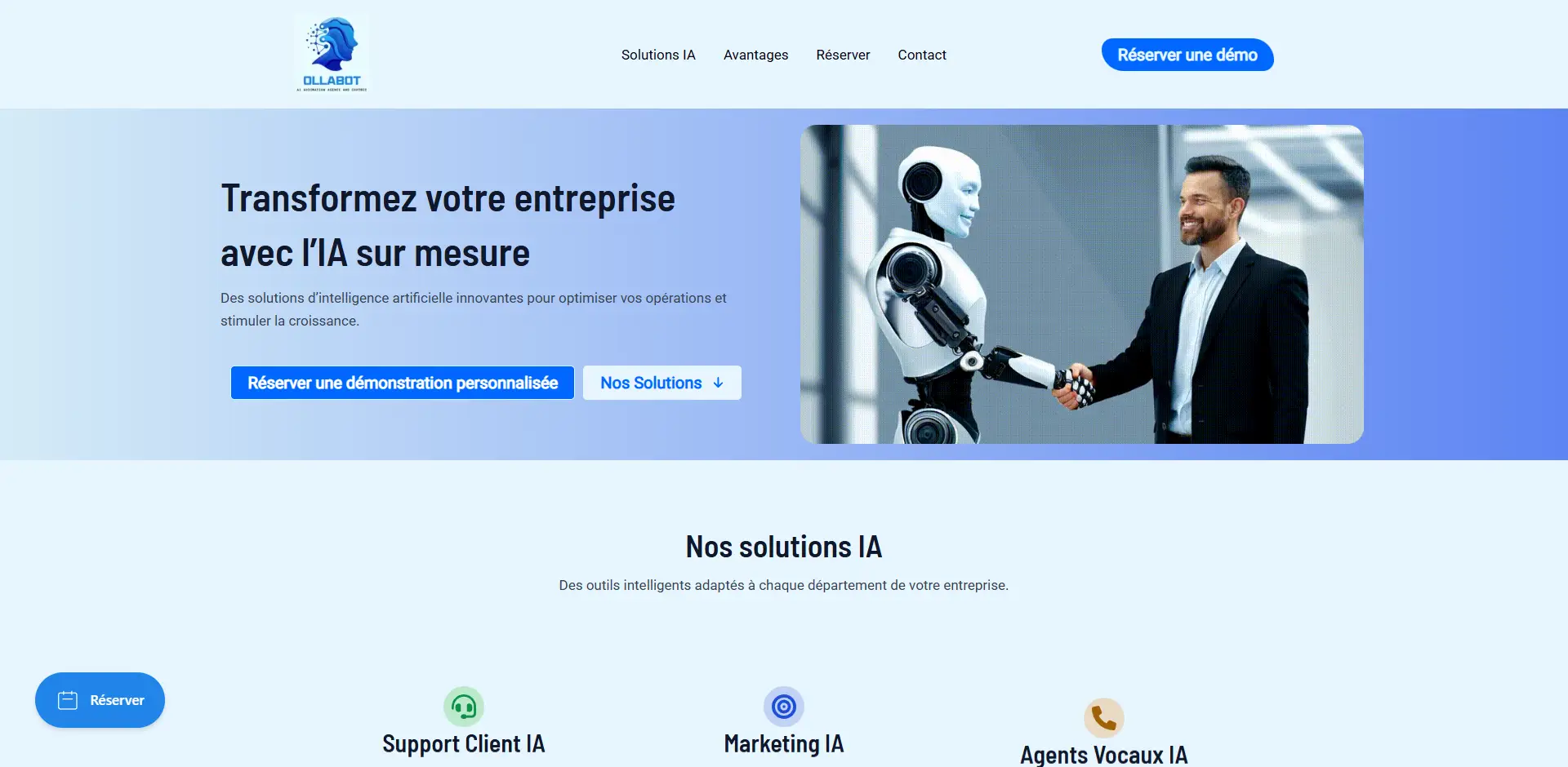 site vitrine professionnel prix
