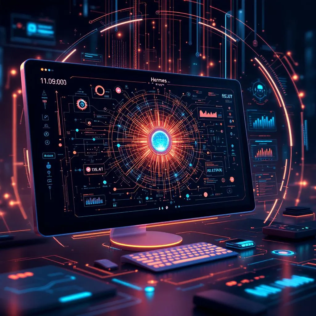 Hermes-agent Interface d'agent IA moderne