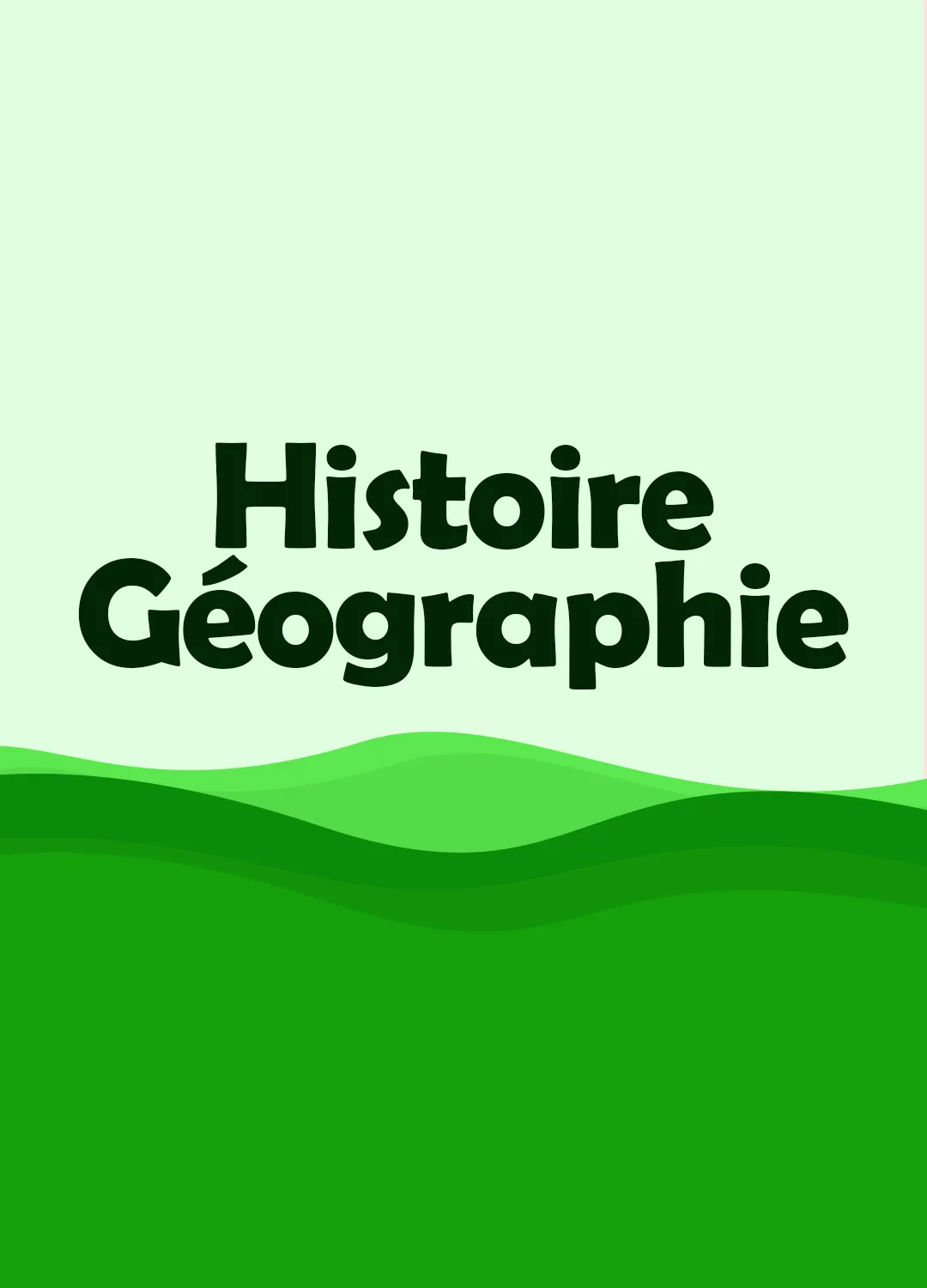 Histoire Géographie