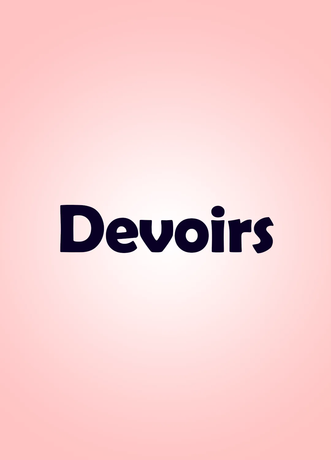Devoirs