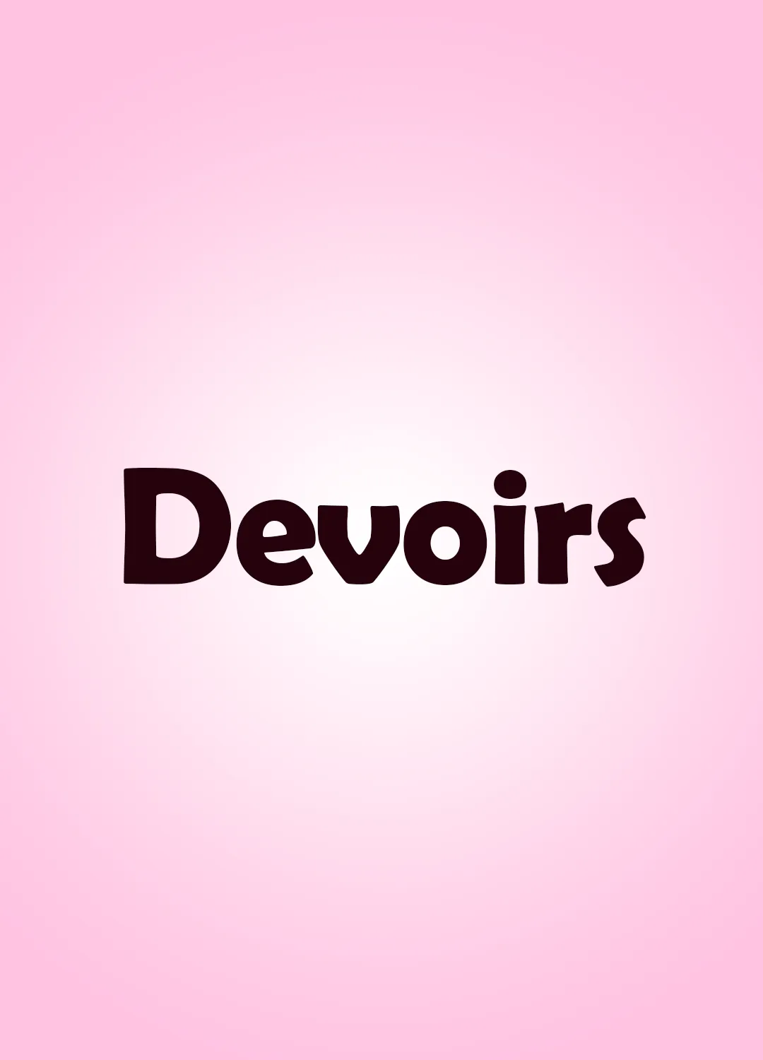 Devoirs