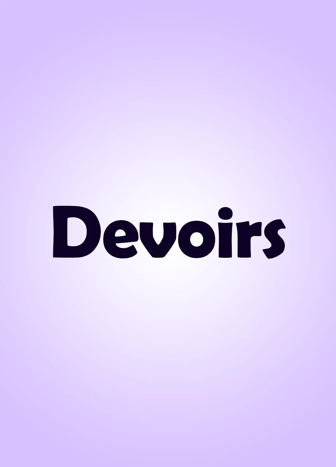 Devoirs
