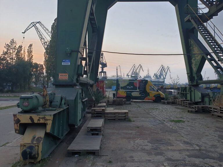 Widok na Stocznie Gdańska