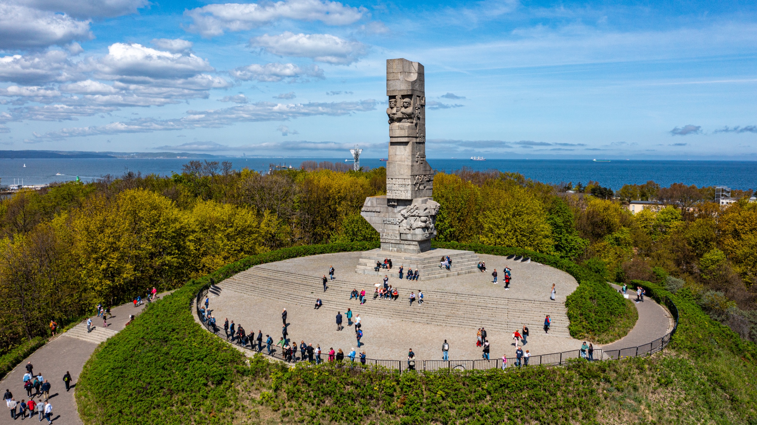 Westerplatte Monument, place where IIWW started 
