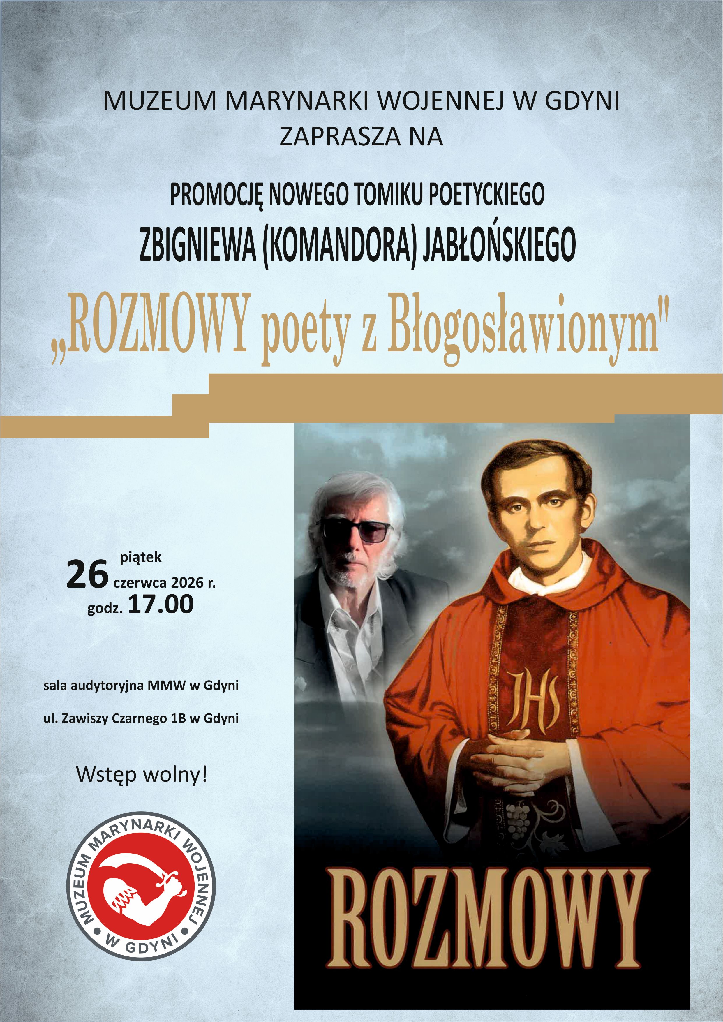 Promocja tomiku poezji Zbigniewa Jabłońskiego „ROZMOWY poety z Błogosławionym"
