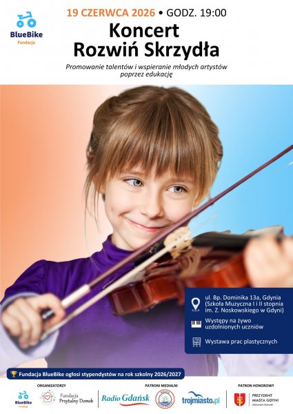 Koncert „Rozwiń Skrzydła” w Szkole Muzycznej I i II stopnia w Gdyni