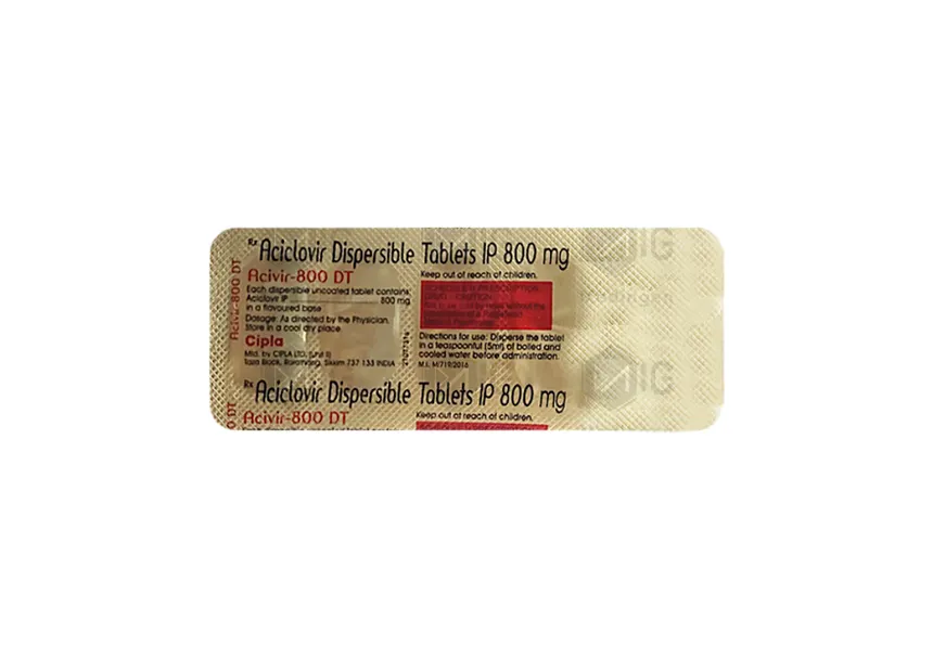ACIVIR 800DT TAB 10S