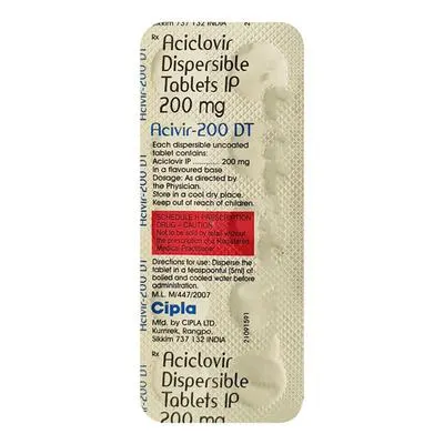 ACIVIR DT 200 TAB (P) 10S