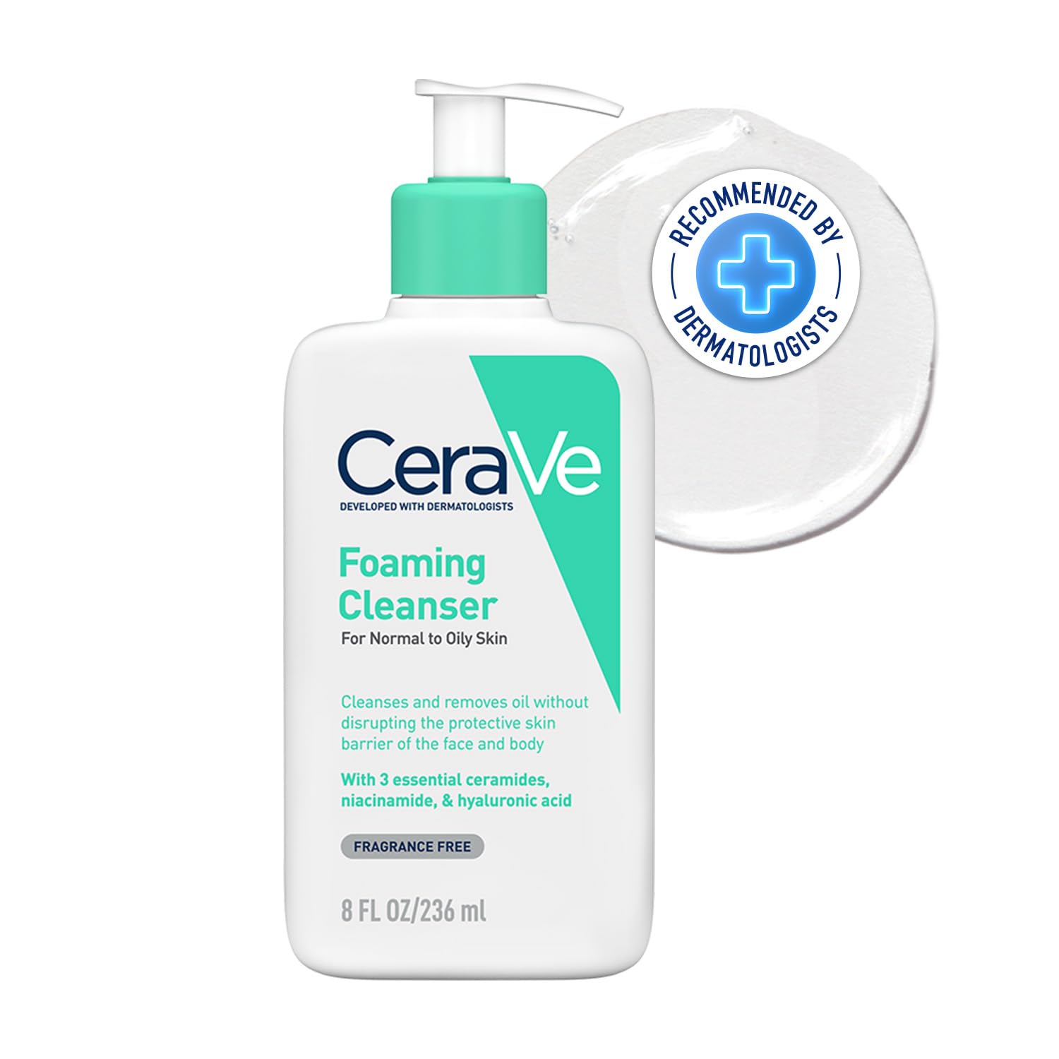 CERAVE FOAMING CLNSER 236ML