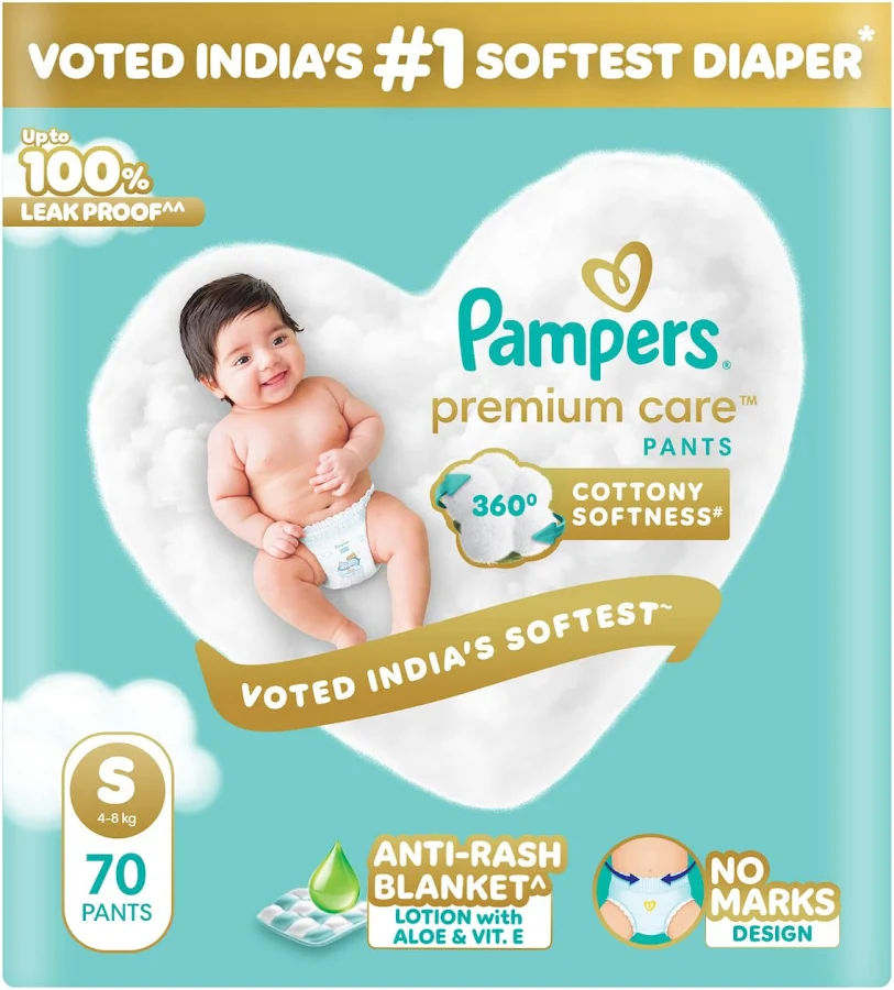 PAMPERS BLUEPANTS JUMBO SM 60S