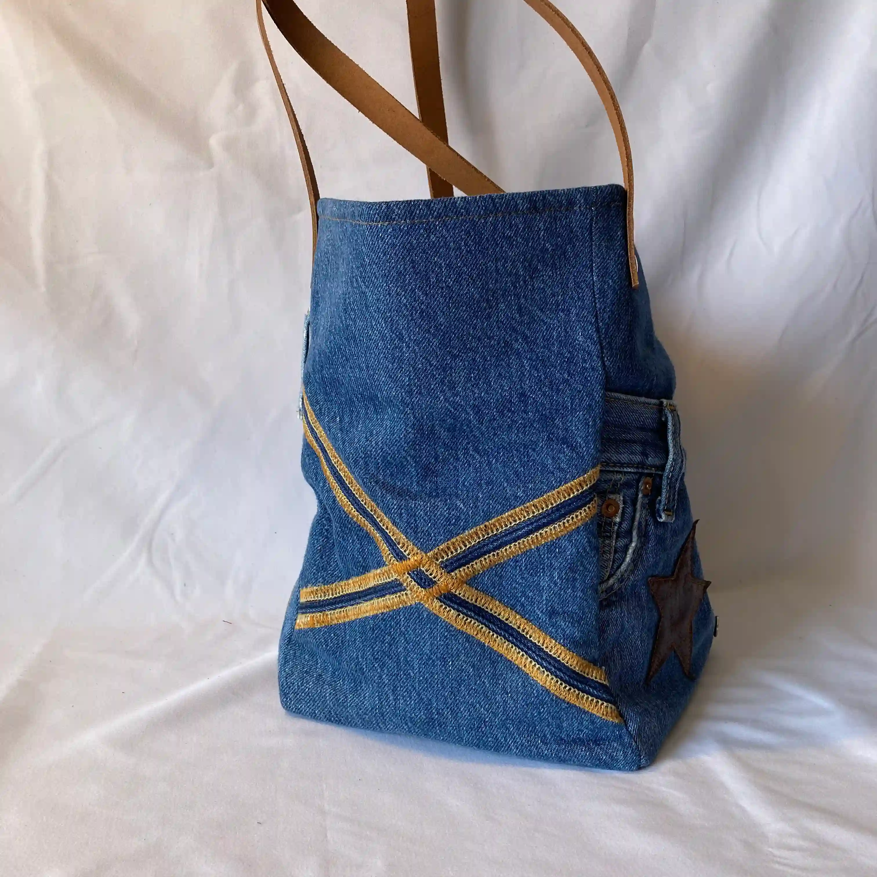Ensemble Cabas et trousse  I Love Jean  3