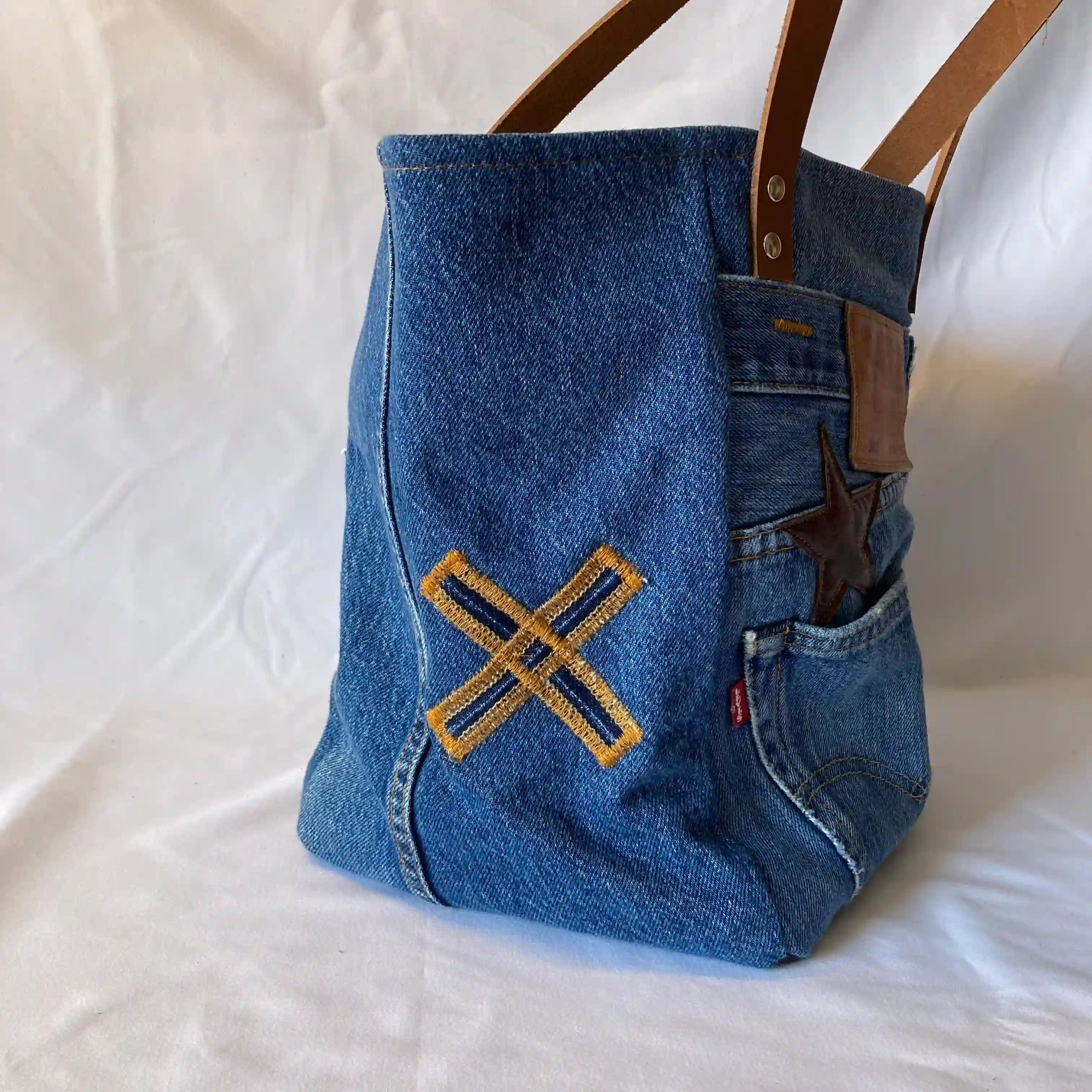Ensemble Cabas et trousse  I Love Jean  4