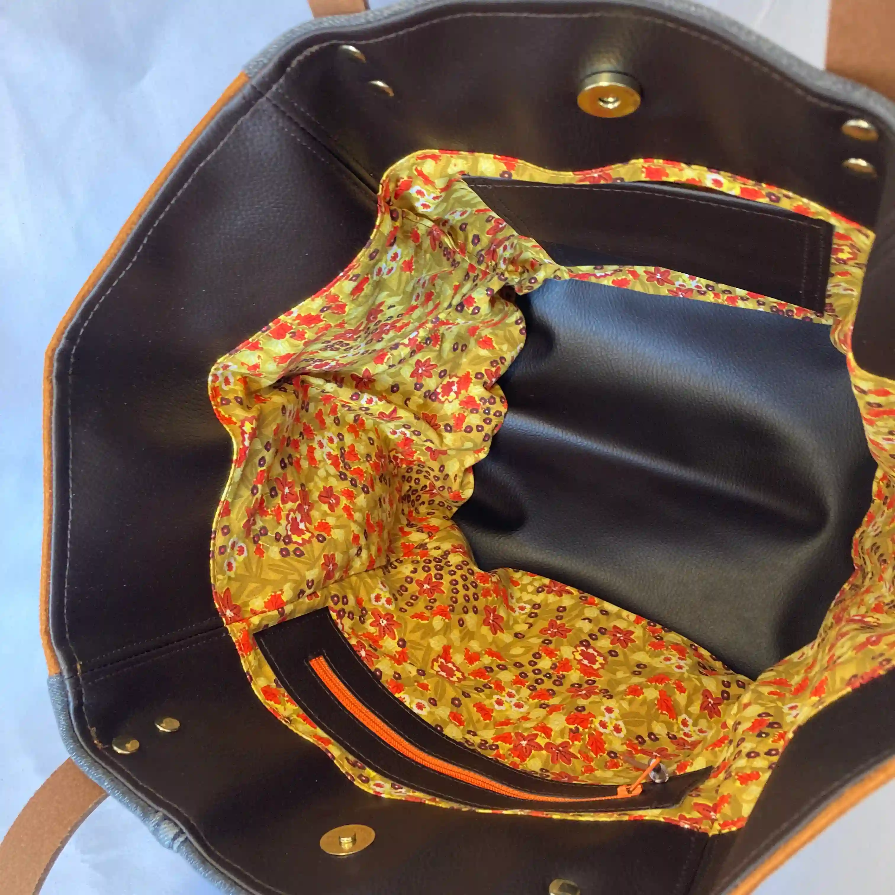 Cabas Jean Gold Camel 4