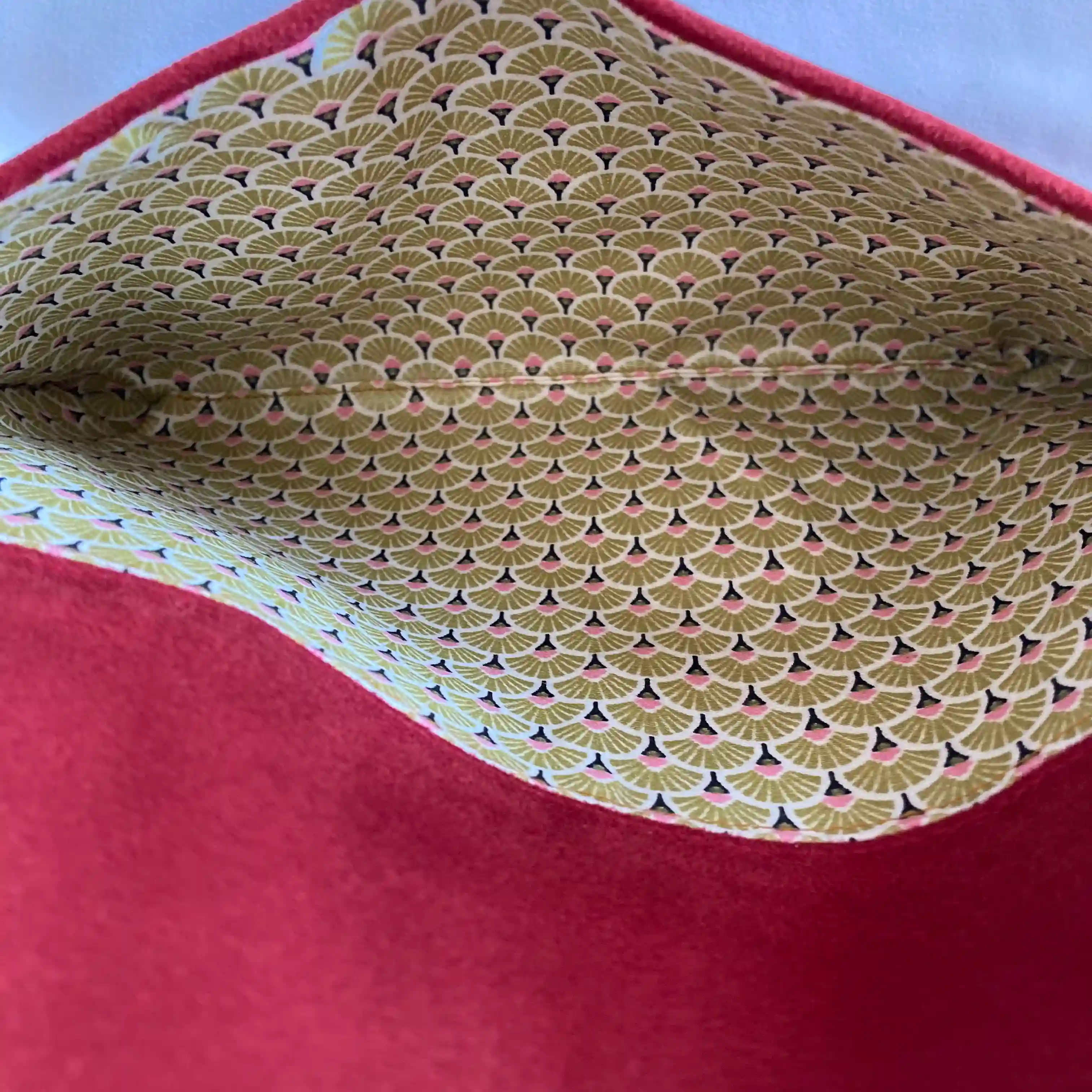 Pochette de soirée Rouge et Or 4
