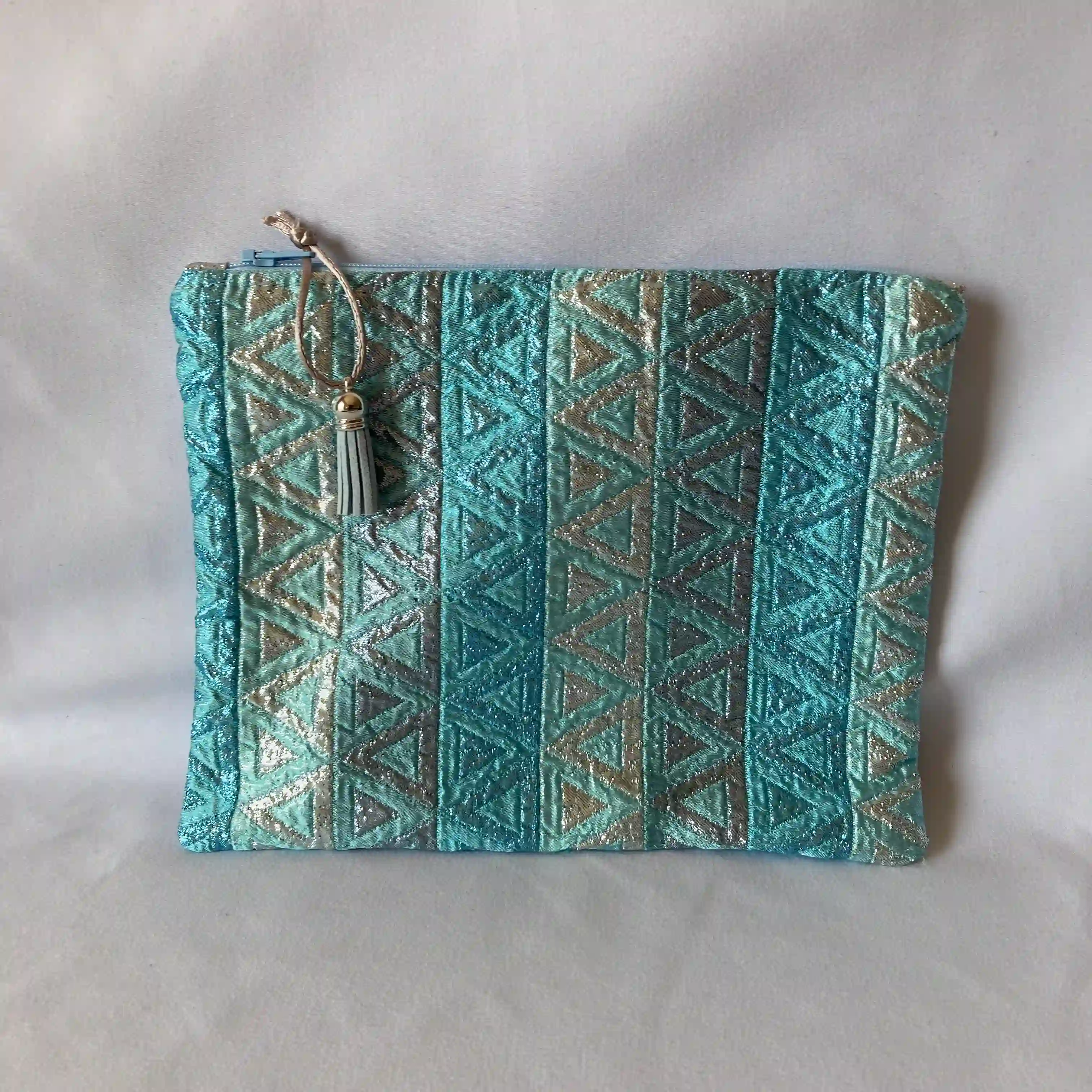 Trousse bleu de soirée 1