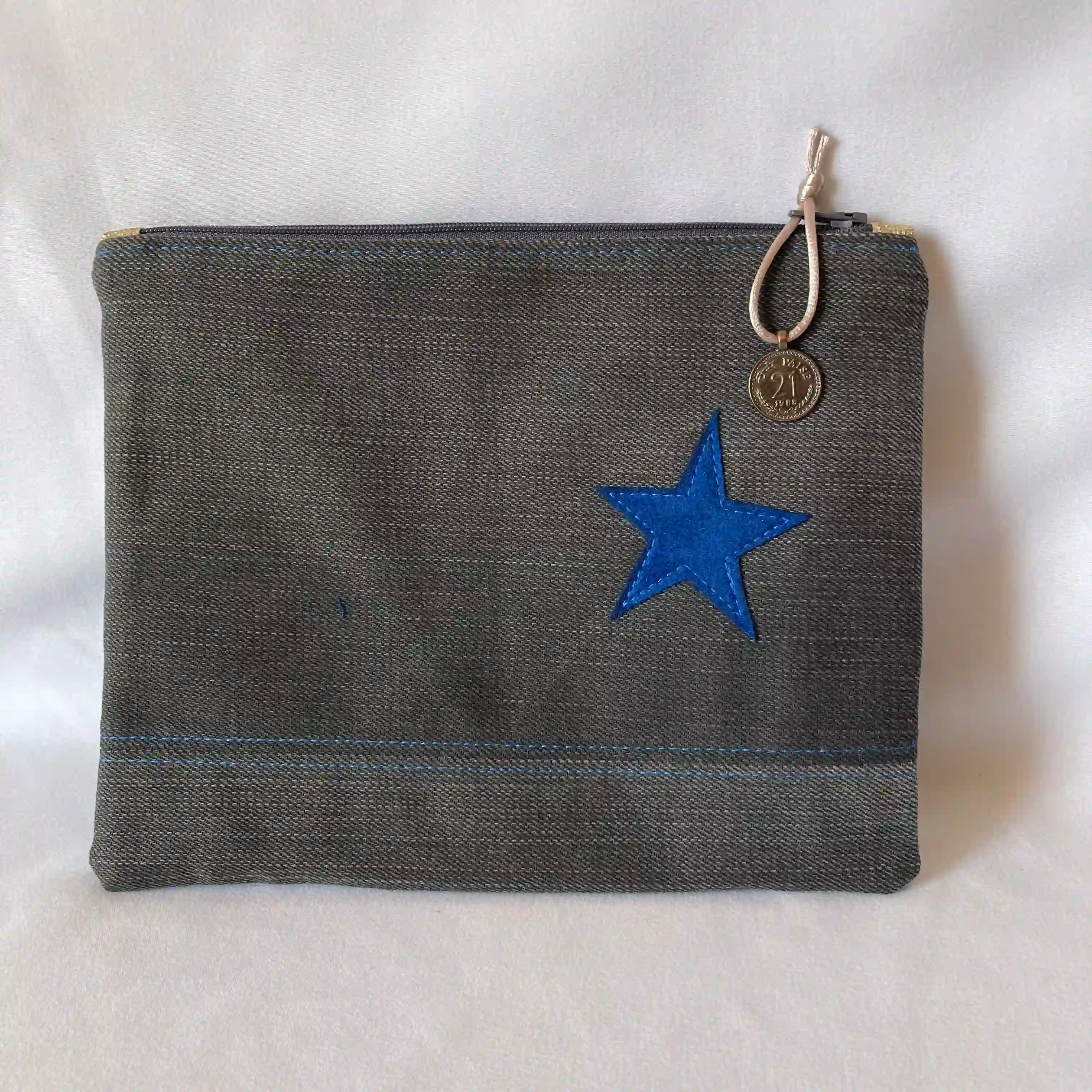 Trousse éventail bleu 2