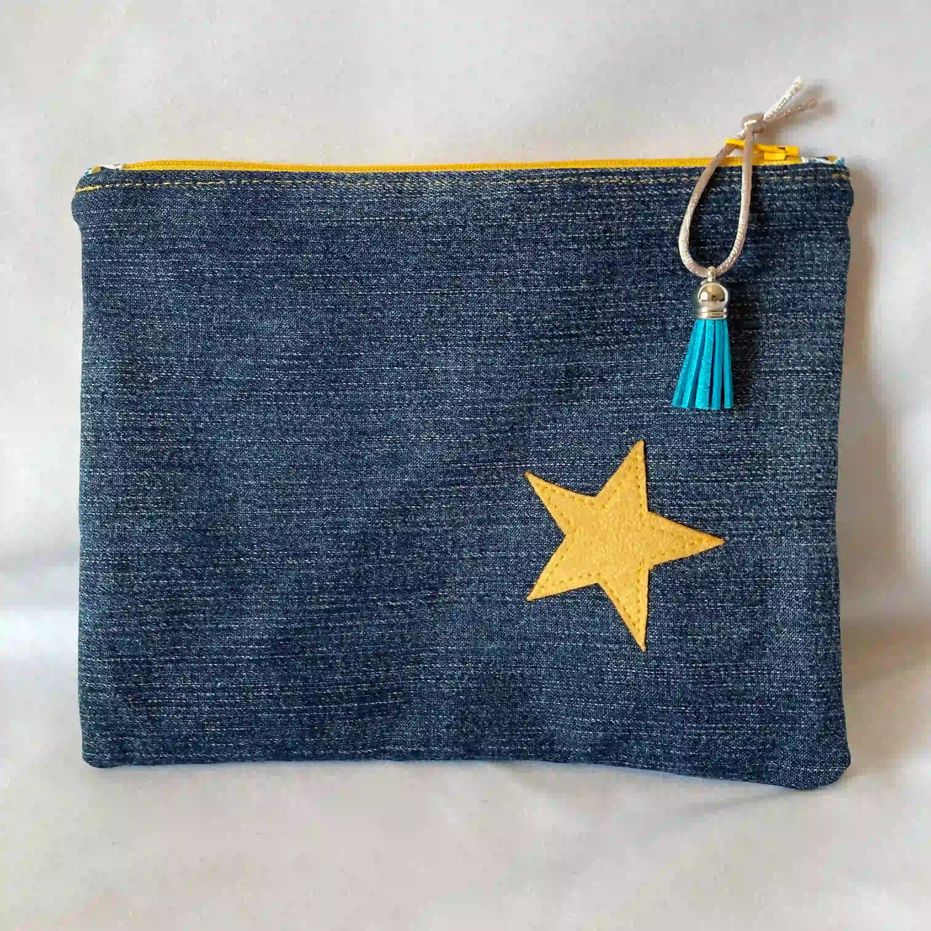 Trousse Moutarde+Turquoise 2