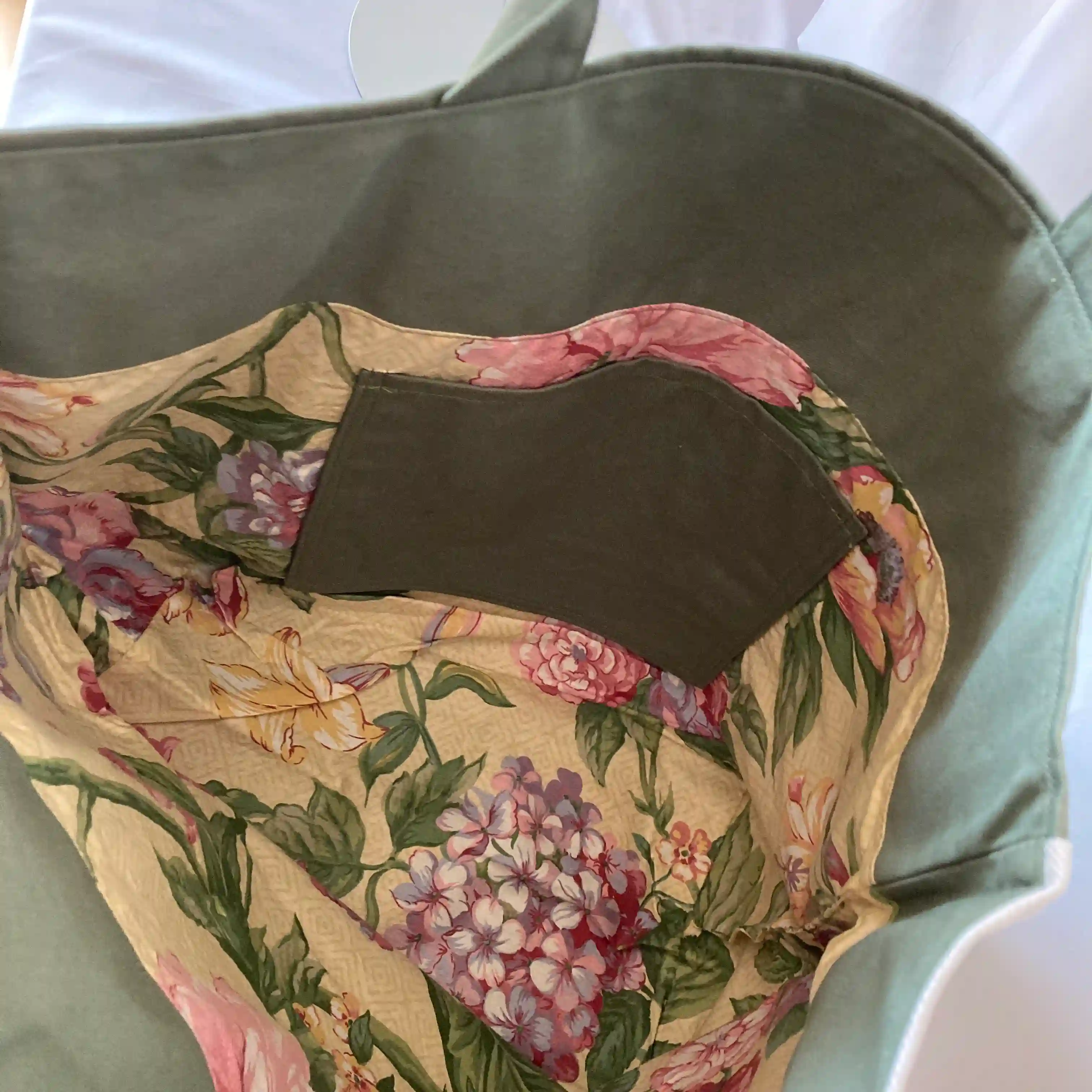 Sac plage Vert Sauge 3