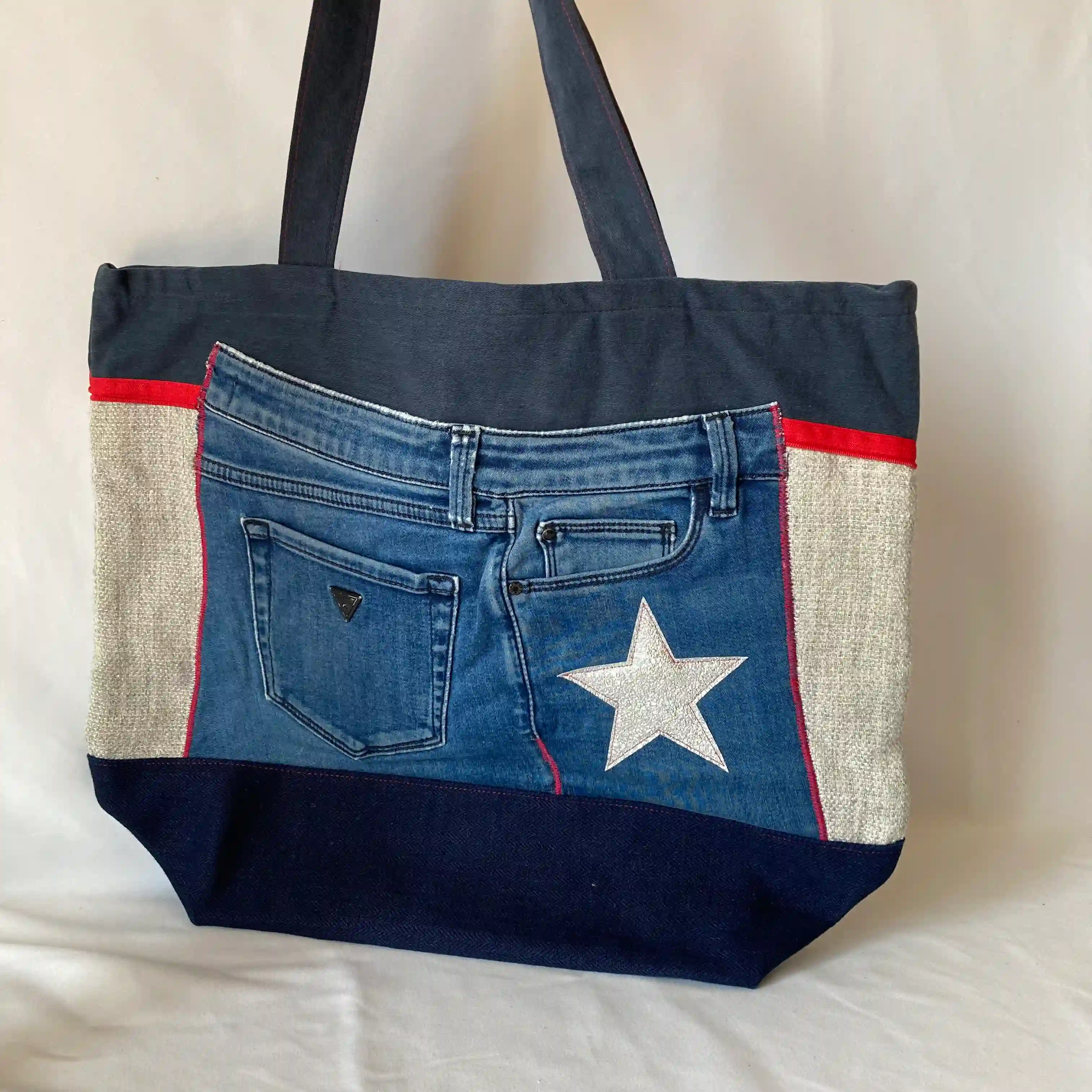 Sac Silver Star On Jean 2